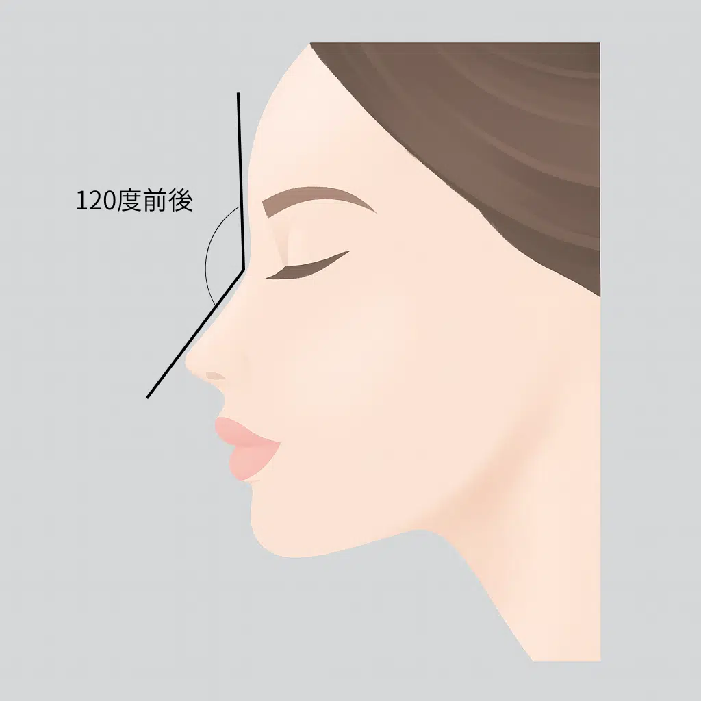 鼻前頭角の図解 横浜みなとみらい