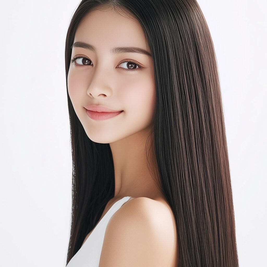 バッカルファットを除去した女性のイメージ