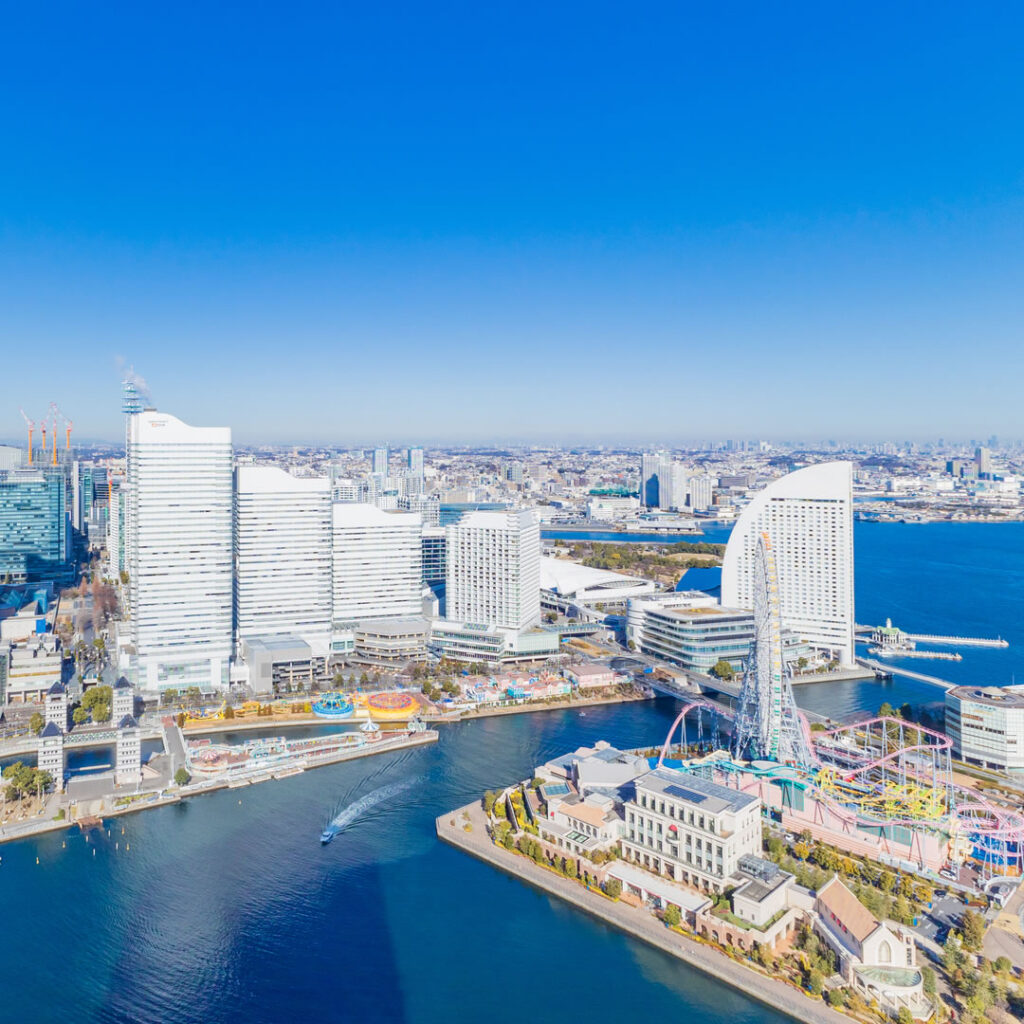 横浜みなとみらいの風景